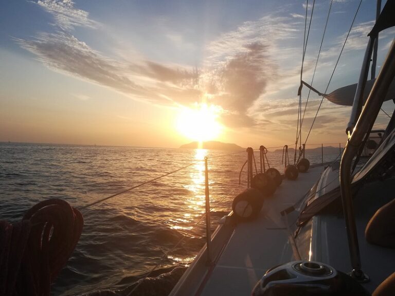 prima volta in barca a vela